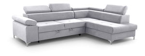 Rohová sedací souprava Madeira (světle šedá) (P)