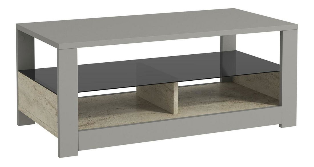 Konferenční stolek Adios (šedý travertin)