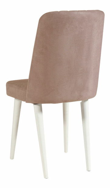 Jídelní set Vlasta 1 (bílá + světle hnědá) (pro 4 osoby)