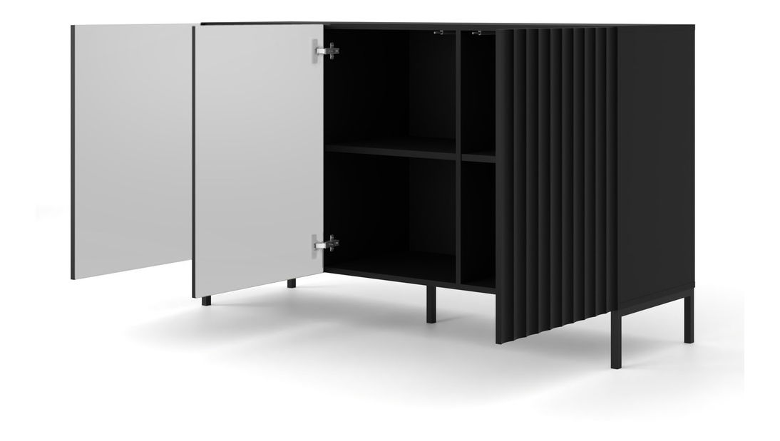 Skříňka Surfy 3D (černá + černá)