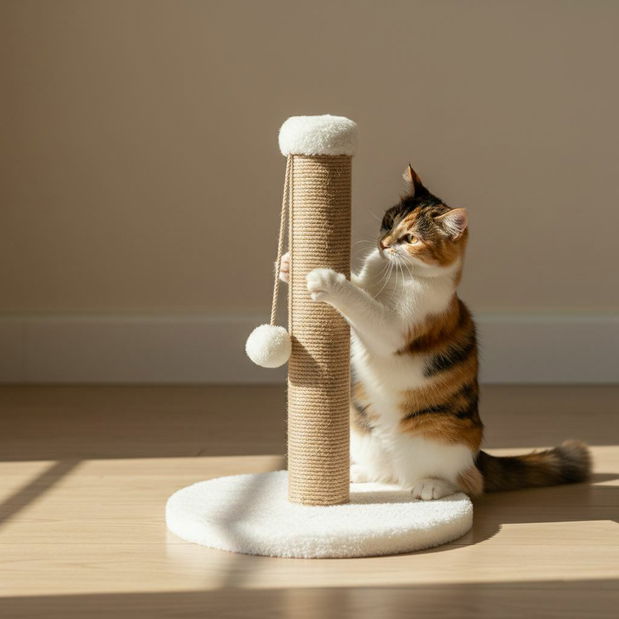 Škrabadlo pro kočky Coria 1 (béžová)