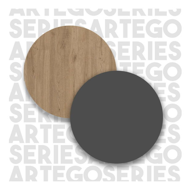  Skříňka na boty Abbygail 2 (dub + antracit)