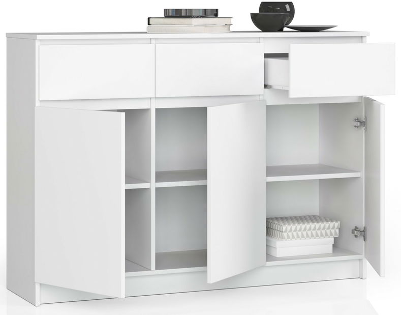 Komoda Keanu VI (bílá)