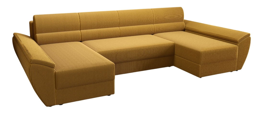 Rohová sedací souprava U Radiant U4 (žlutá)