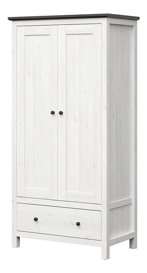 Šatní skříň BRW Hesen SZF2D1S/20/10 (modřín sibiu světlý + borovice larico)