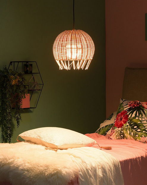 Závěsná lampa Drexel (světle hnědá)