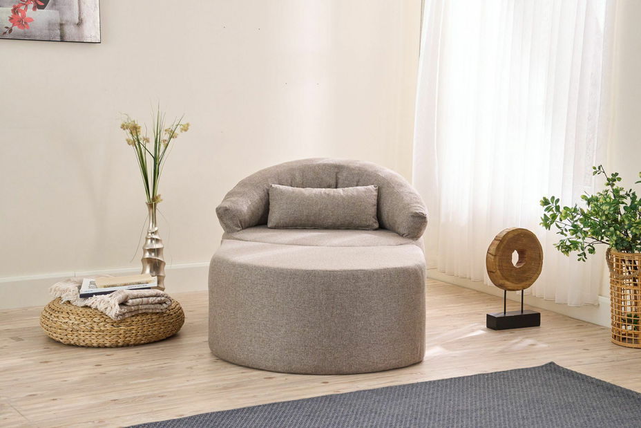 Křeslo Pintina S (hnědá)