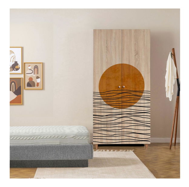 Šatní skříň Lydie 974 (dub sonoma)