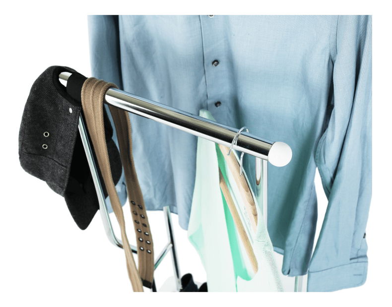 Věšák Estrella (bílá + chrom)