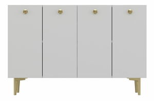 Skříňka Betia (antracit + bílá)