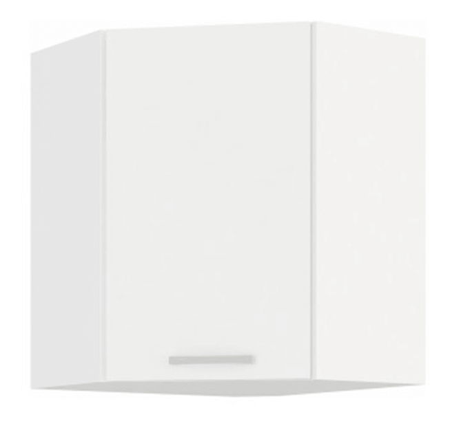 Rohová horní skříňka Strolis 58x58 GN-72 1F (bílá)