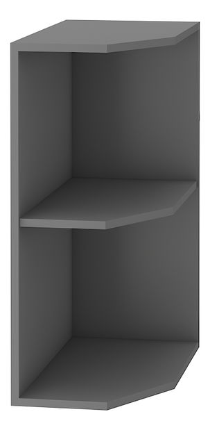 Dolní kuchynský regál Scarmi 30 D ZAK BB (Antracit + Herringbone scandi)