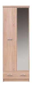 Šatní skříň Tianna 2d1s/60 (dub sonoma)