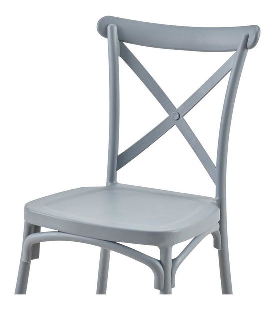 Zahradní židle Saviva (šedá)