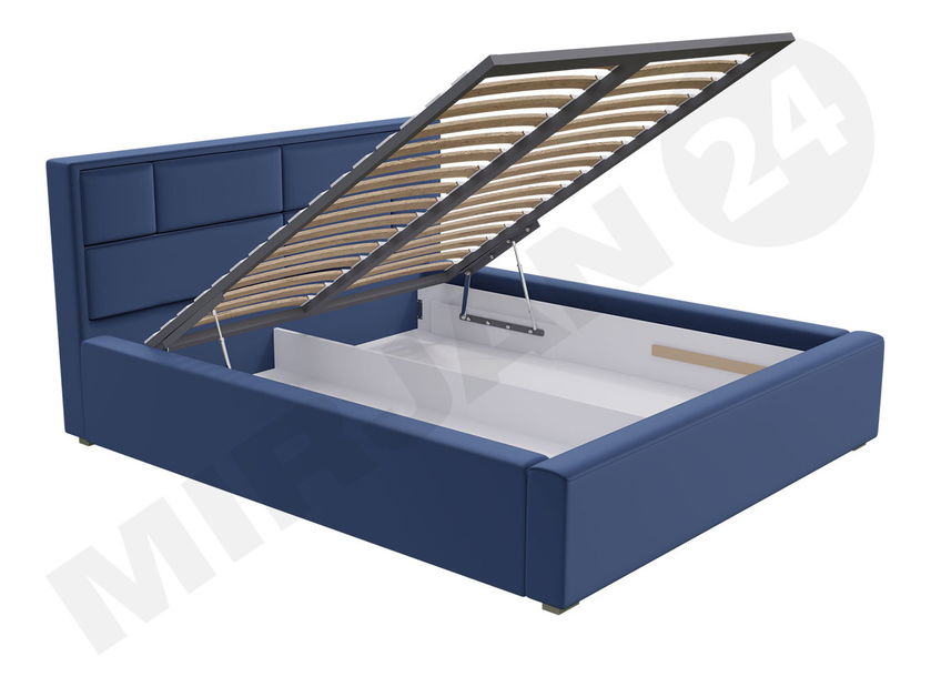 Manželská postel 180 cm Nino (šedá)