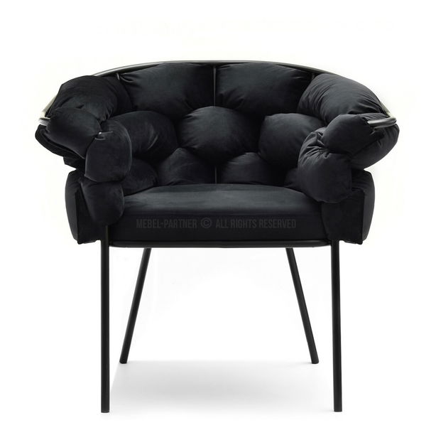 Relaxační křeslo Piplio (černá)