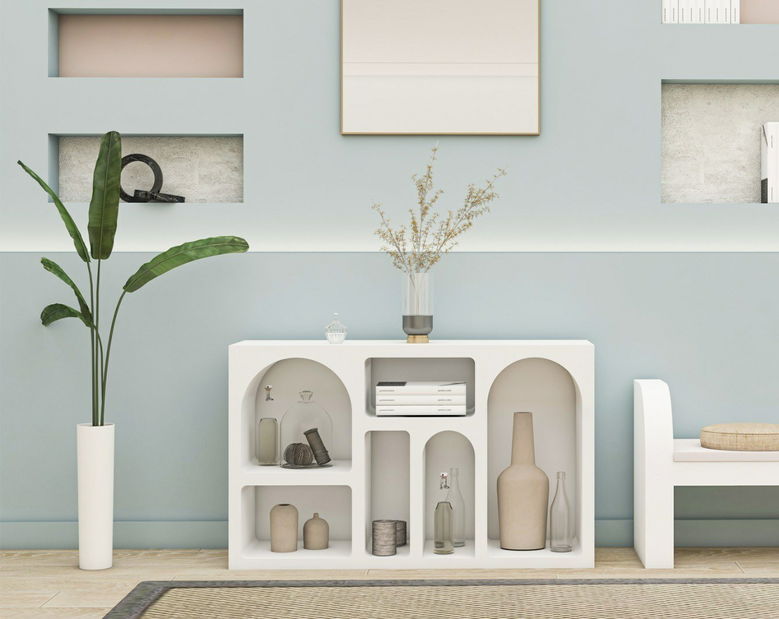 Regál Lisabon (Bílá)