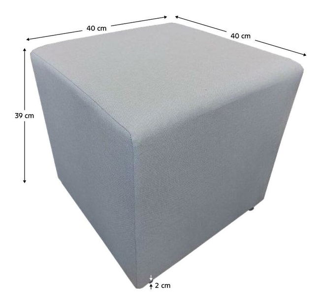 Taburetka Requisitos (světle šedá)