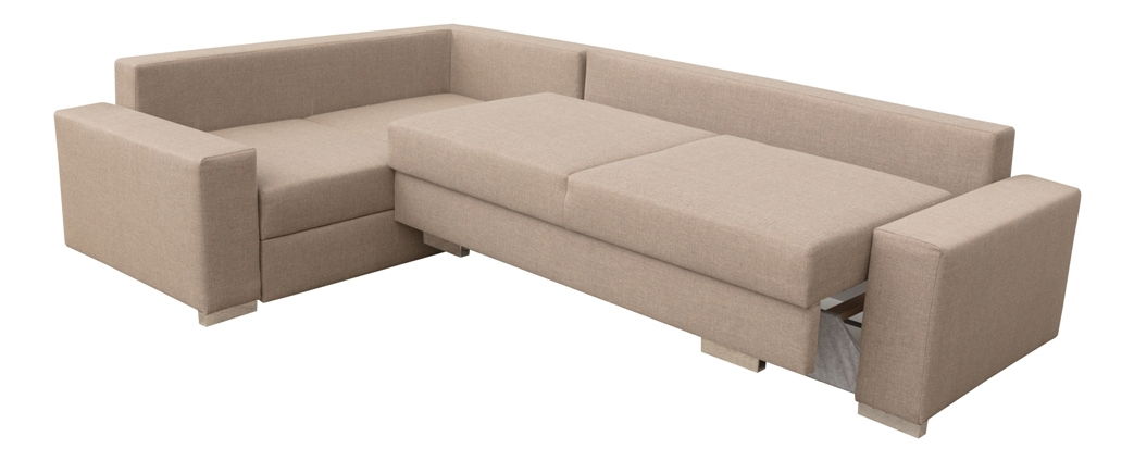 Rohová sedací souprava Tranio (béžová) (L)