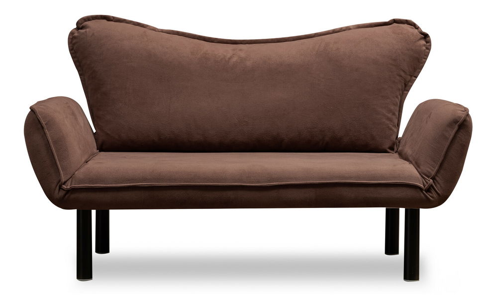 Rozkládací pohovka dvoused Chatty (hnědá)