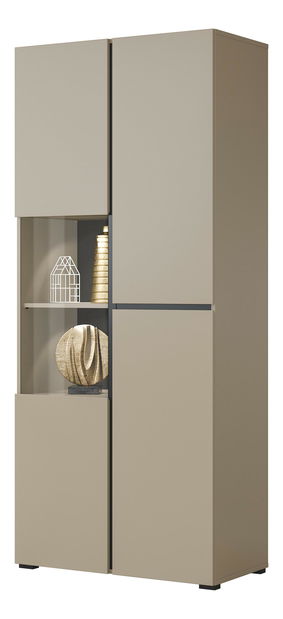 Vitrína Crossroad C12 (congo + černá)