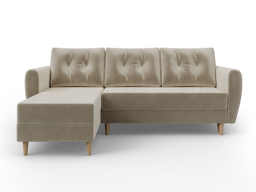 Rohová sedací souprava Palermo (béžová) (L)