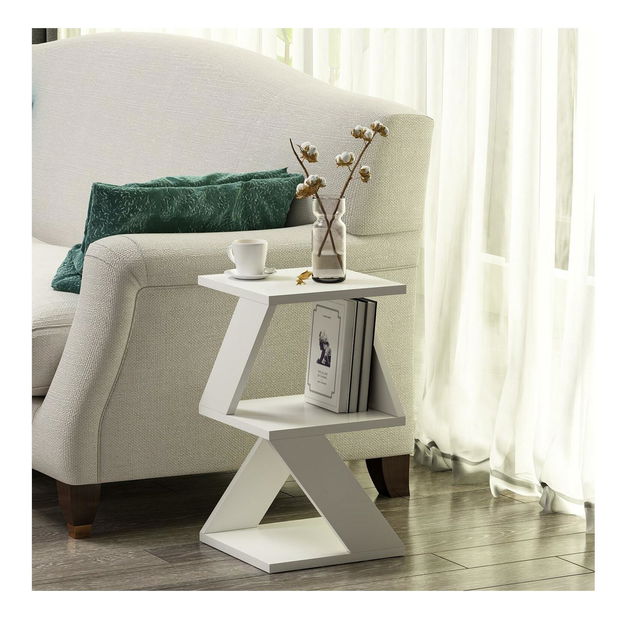 Příruční stolek Laloku (bílá)