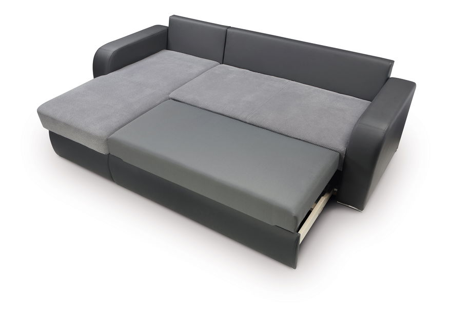 Rohová sedací souprava BRW Cubo II 2F URCBK (šedá) (L)