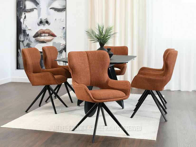 Židle Marge (měděná + černá)