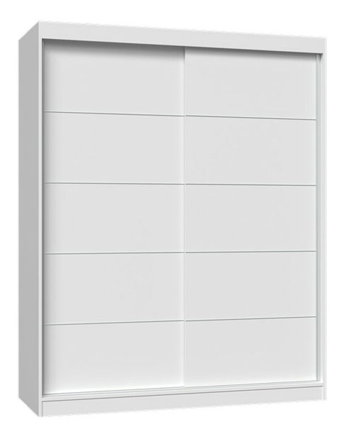 Šatní skříň s posuvnými dveřmi Igatossa 160 B (bílá)