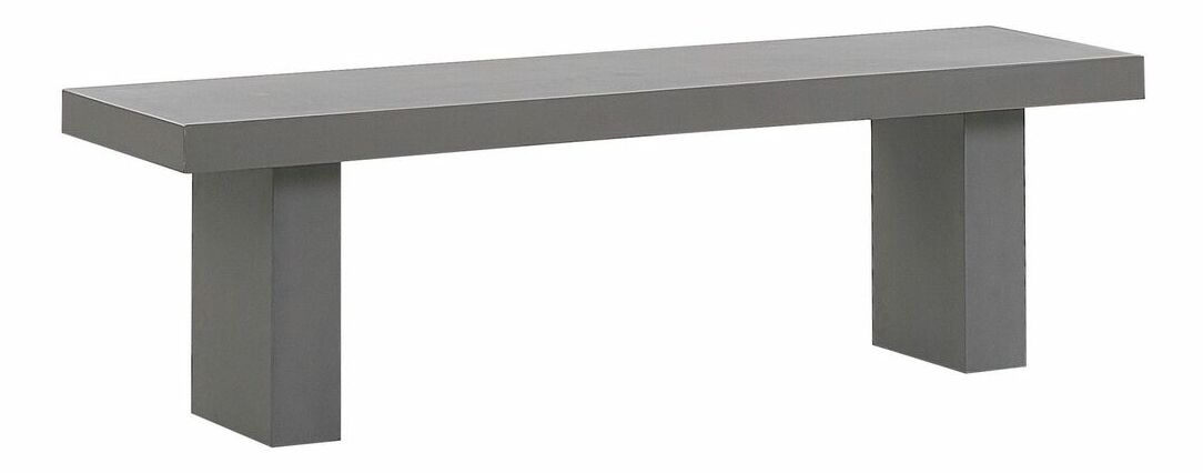 Zahradní set TONUTO 2 (šedá) (s lavicemi a židlemi) (pro 6 osob)