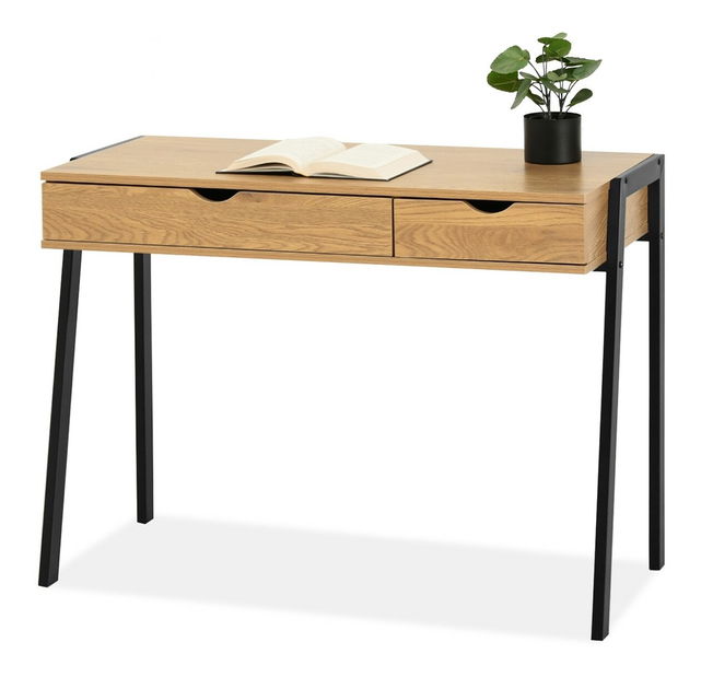 PC stolek Land (dub + černá)