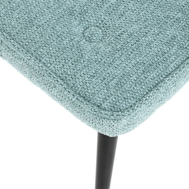 Křeslo s taburetkou Akitta (modrá)