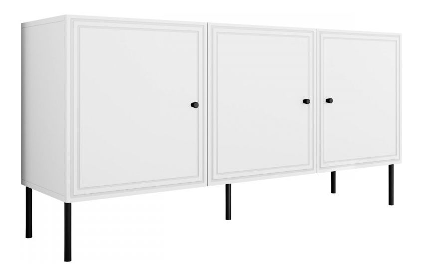 Skříňka Godzes Bis 150 3D (bílá + černá)