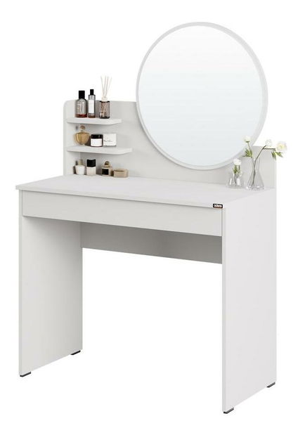 Toaletní stolek Trinity 2 (bílá) (se zrcadlem)