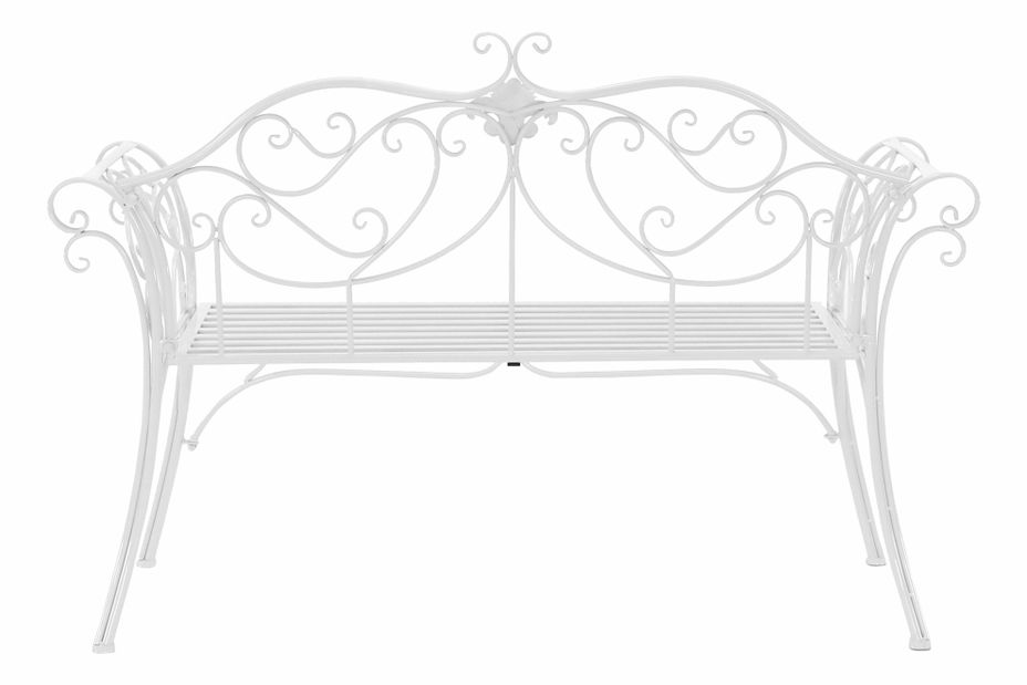 Zahradní lavička Entalia (bílá)