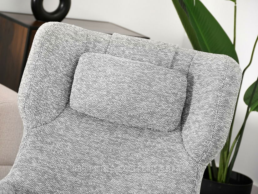 Křeslo Irma (šedá + černá)