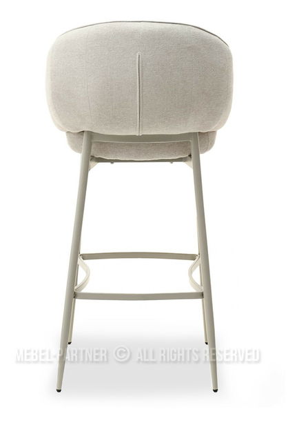 Barová židle Ravelianto (béžová + šedá)