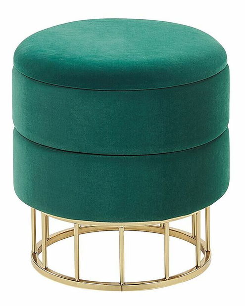 Taburetka ELGEN (látka) (zelená)