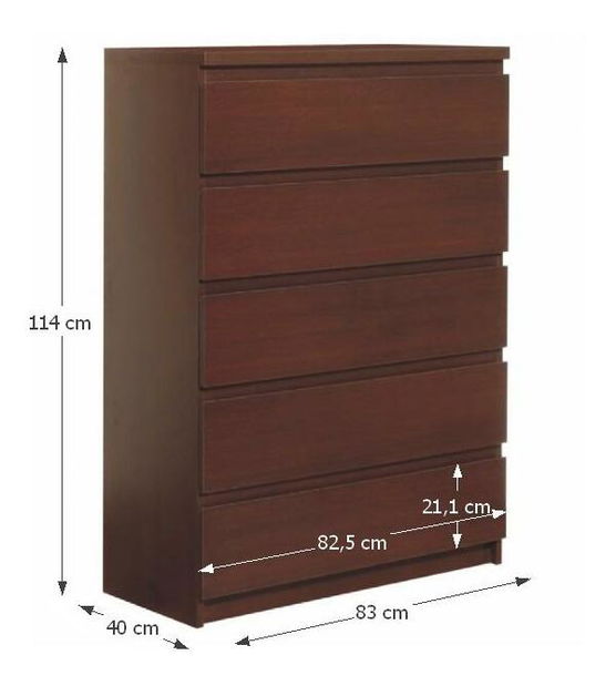 Komoda Percy Typ 31 5S