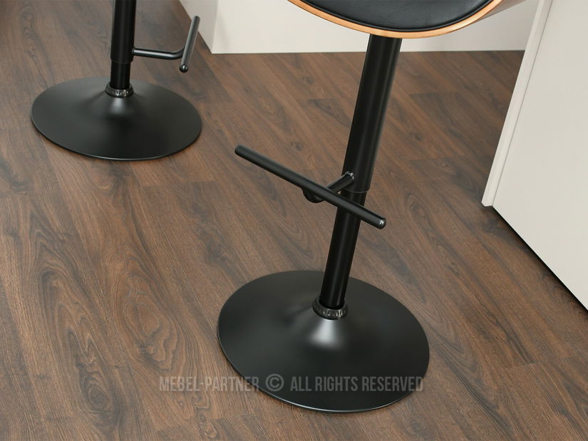 Židle Hitman (ořech tmavý + černá)