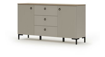 Komoda Demandaron 4 (taupe + dub silverjack)