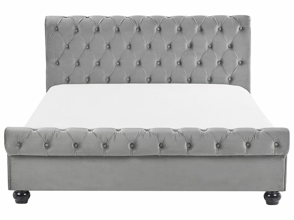 Manželská postel 160 cm ARCHON (s roštem) (šedá)