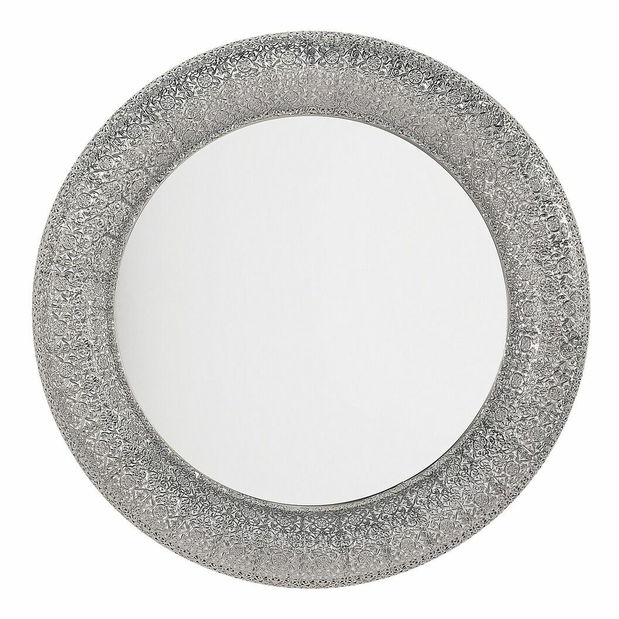 Nástěnné zrcadlo Channa (stříbrná)