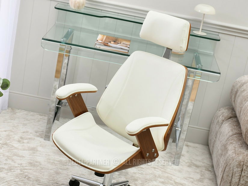 Kancelářské křeslo Frankovstain (krémová)