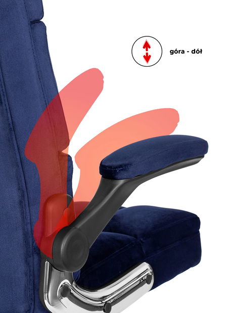 Kancelářské křeslo Limpieza (námořnická modrá)