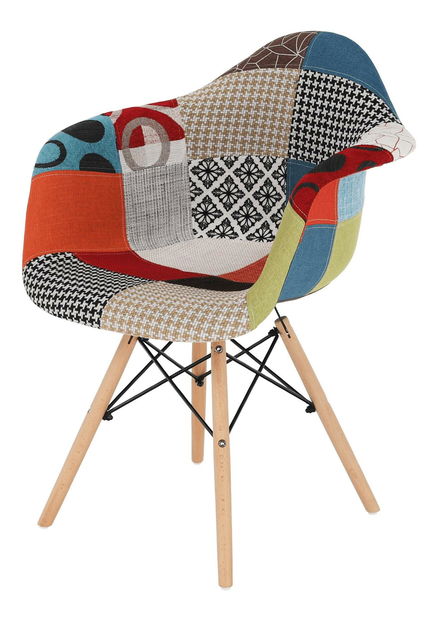 Křeslo Tevenet (vícebarevné)