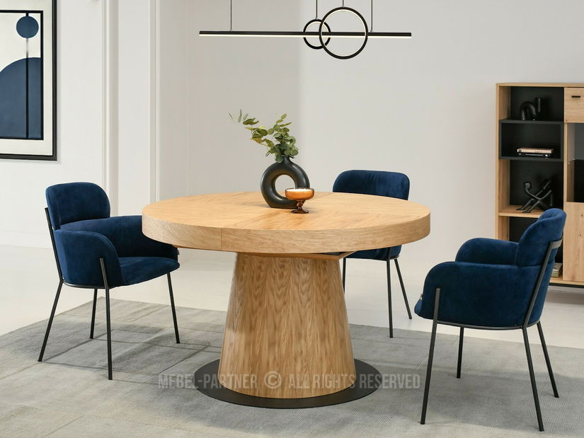 Jídelní stůl Automoviles (dub + černá)