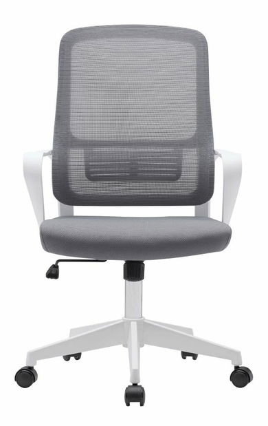 Kancelářské křeslo SALOMI (šedá + bílá)