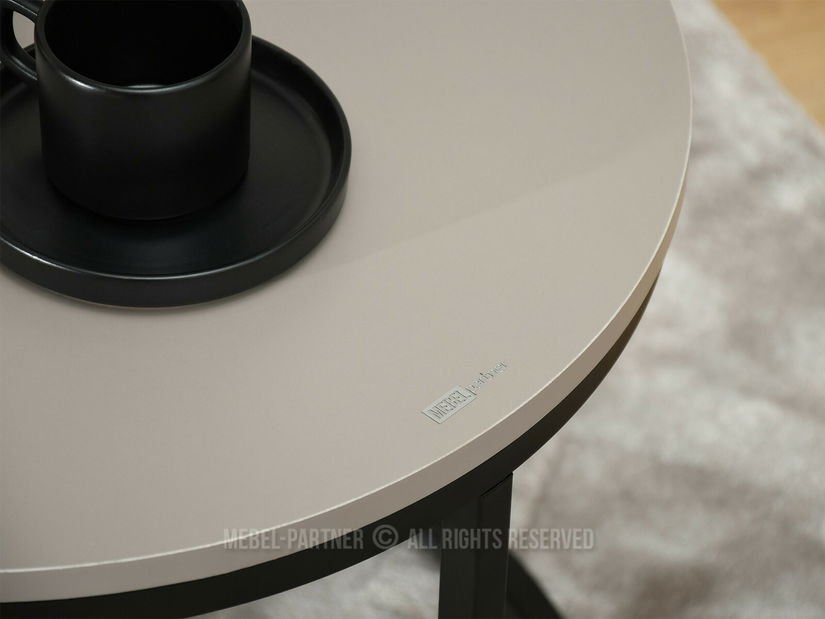 Konferenční stolek Krzaklewski (béžová + černá)